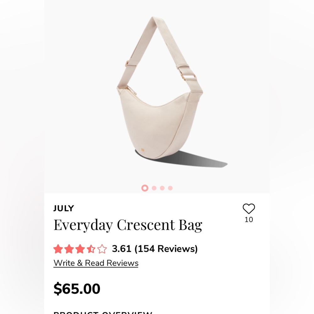 NWT. Everyday Crescent Bag!